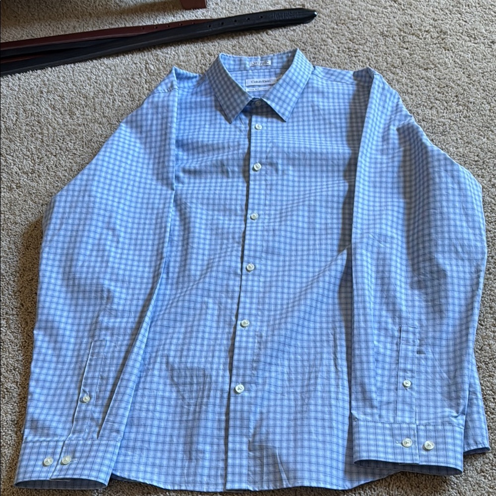 Blue Checkered Men's Shirt